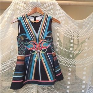 Clover Canyon abstract neoprene top