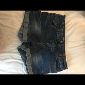 Dark Wash Denim Shorts