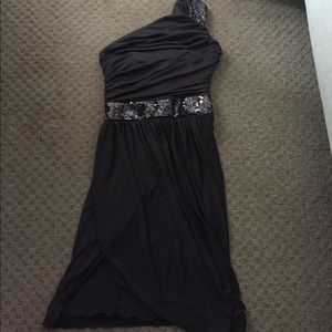 "B. Darlin" Gunmetal Gray Dress- only worn once