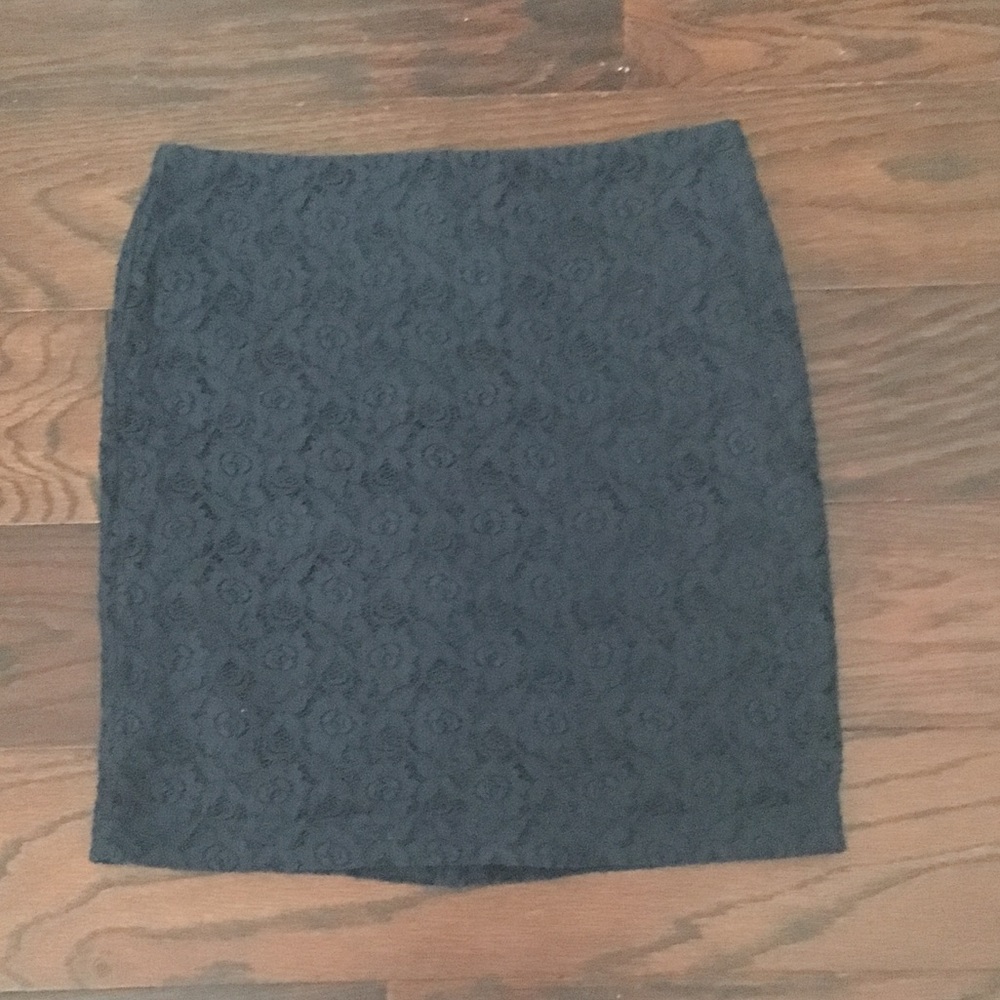 Cynthia Rowley Navy Blue Lace Skirt size 8