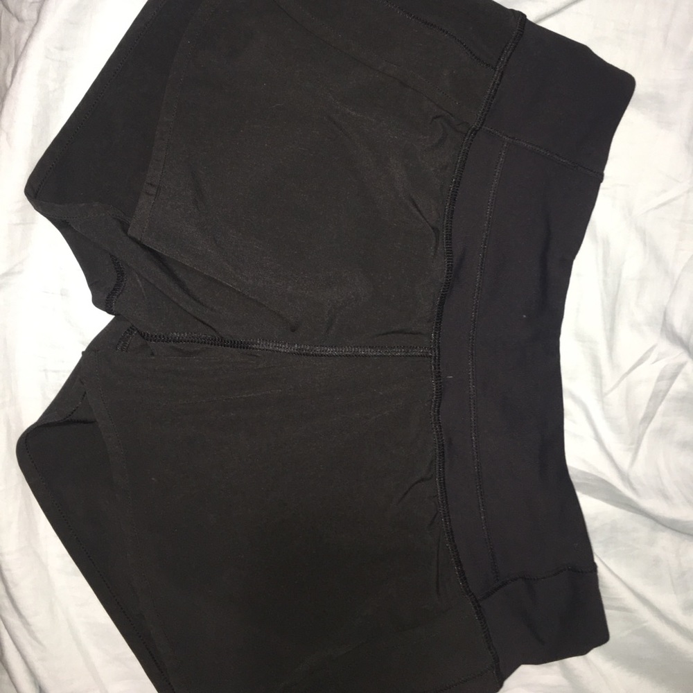 Black speed lulu lemon shorts