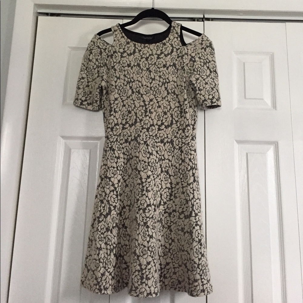 Top shop Cold shoulder skater dress