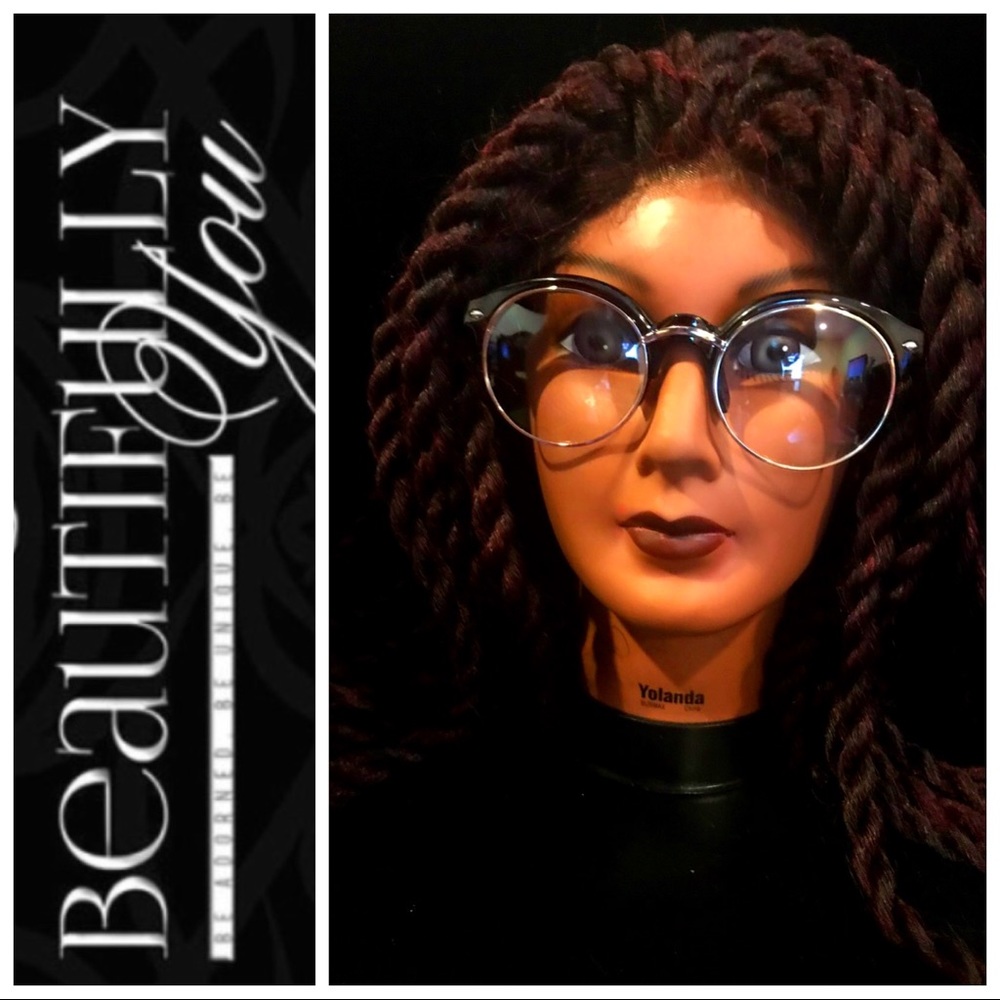 Browline Optical Glasses (Brown)