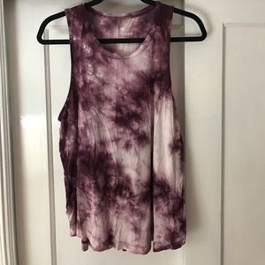 American Eagle soft and sexy purple tie-dye top
