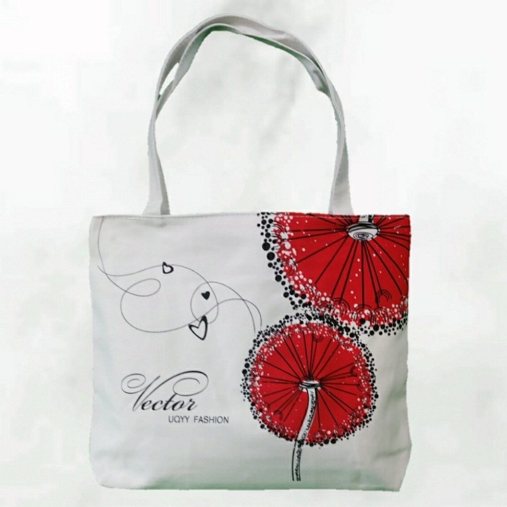 Red Dandelions High Quality Tote Bag