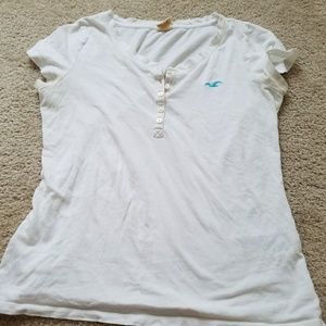 White Hollister top