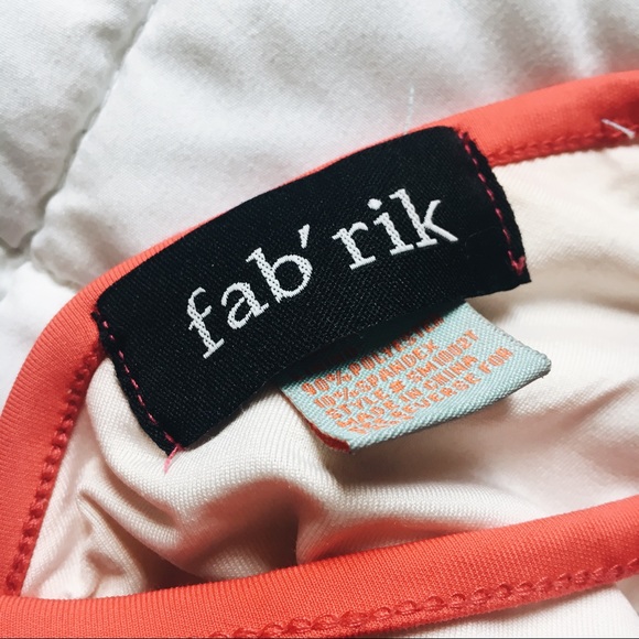 Patterned Pink Triangle String Bikini (Fab'rik) - Picture 5 of 6