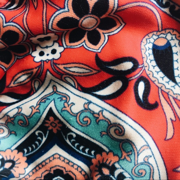 Patterned Pink Triangle String Bikini (Fab'rik) - Picture 3 of 6