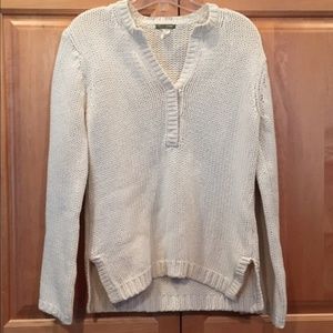 Off White J. Crew Knit Sweater