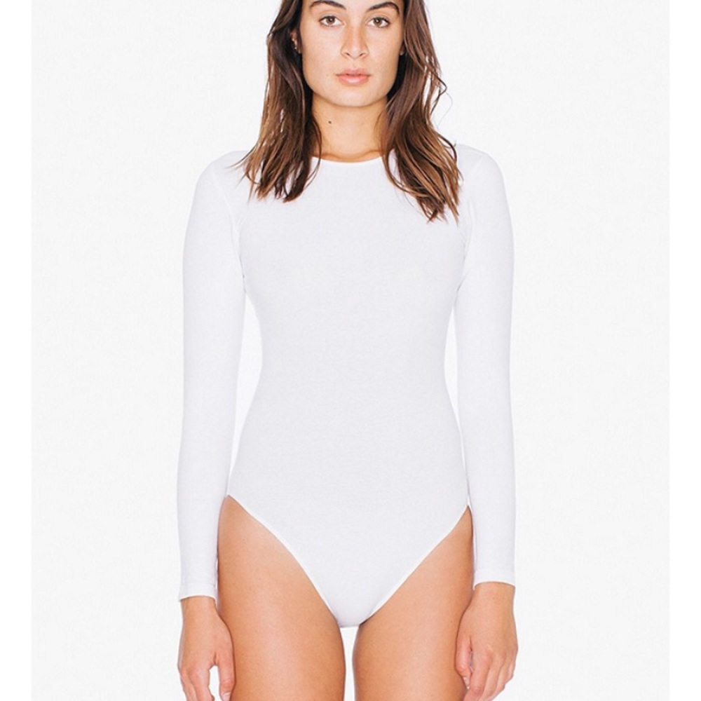 American Apparel Long Sleeve Bodysuit