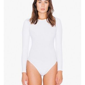 American Apparel Long Sleeve Bodysuit