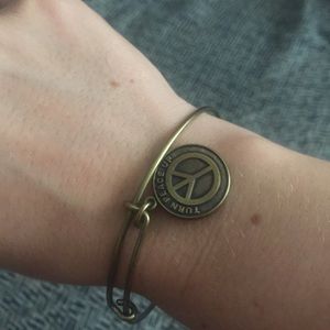 Alex & Ani "Turn the Peace Up" Bracelet