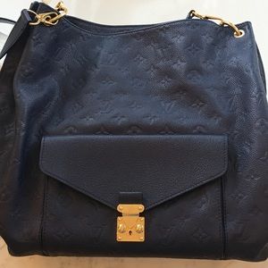 Louis Vuitton Monogram Emepriente Leather Handbag