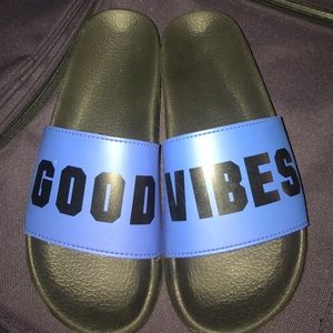 PINK Good Vibes Sandals