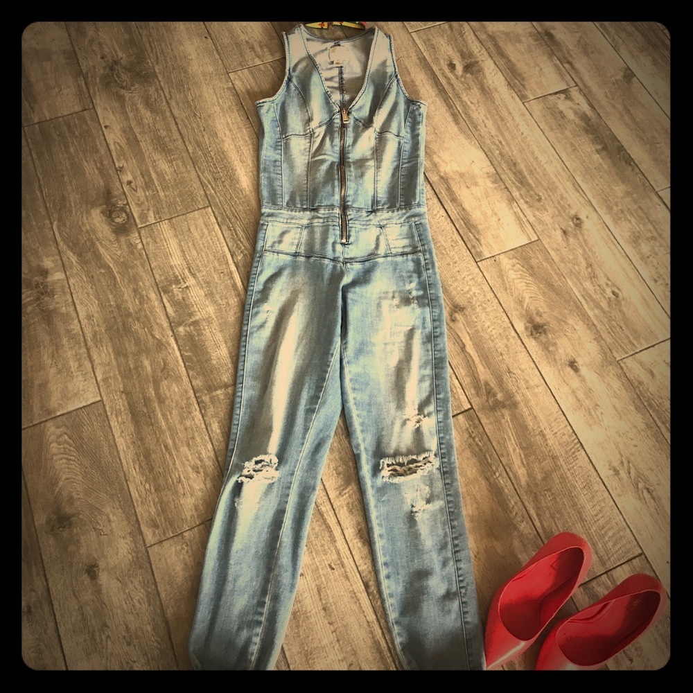 Guess denim overall