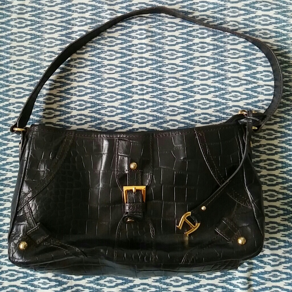 Eitienne Aigner multipocket leather shoulder bag