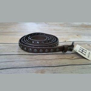 NEW Haute Hippie Brown Double Wrap Belt XS/S