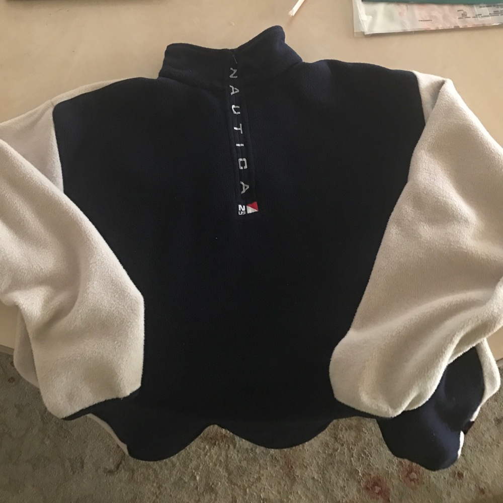 Vintage 90s Náutica 1/4 zip