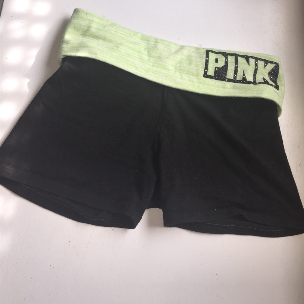 PINK yoga shorts