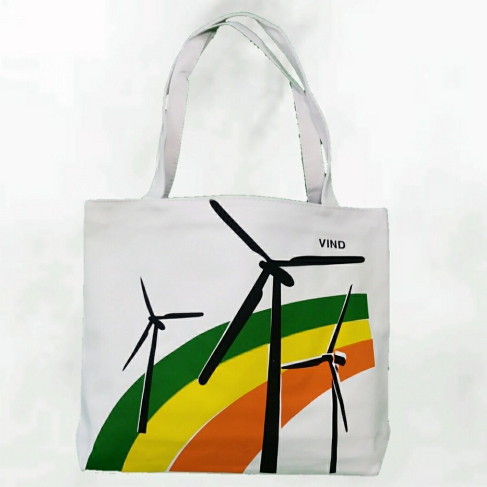 Windmills and Rainbows Tote Bag
