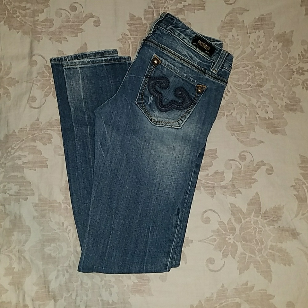 Express Rerock skinny jeans