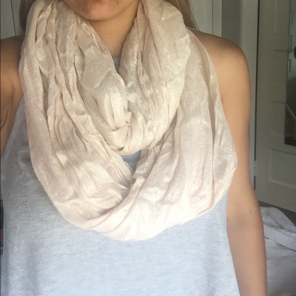 Rose gold infinity scarf