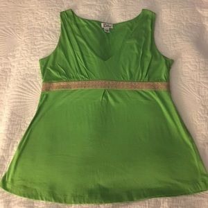 Lilly Pulitzer cotton/silk sleeveless Top. Size L