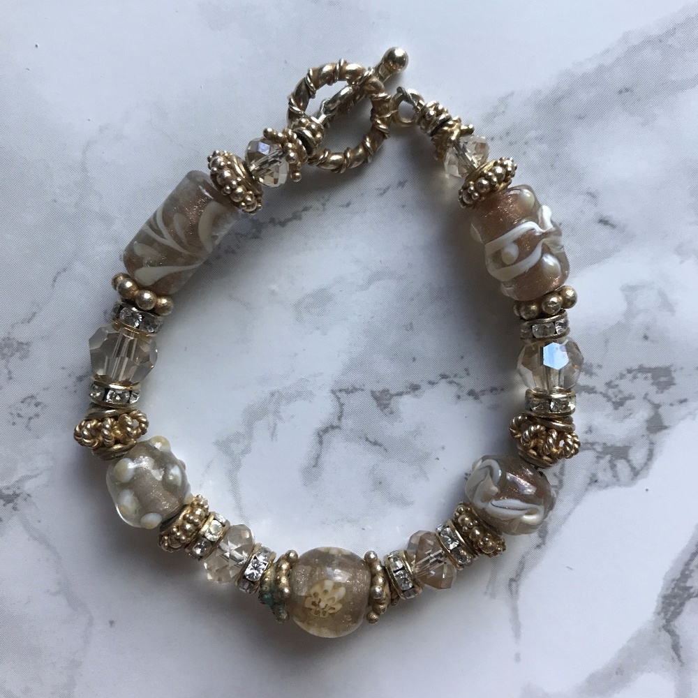 NWOT Florence Beaded Bracelet w/Toggle