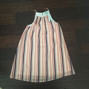 Beautiful pink and blue summer dress size S