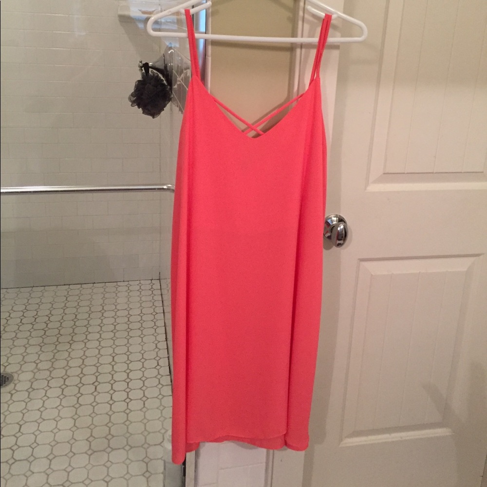 Coral dress