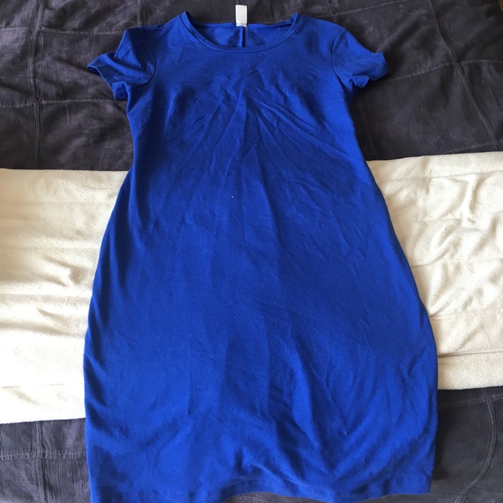 Tshirt dress in blue