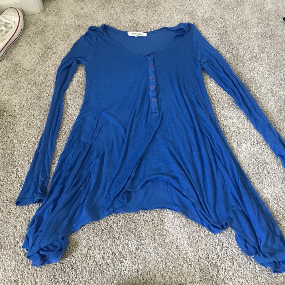 Steve Madden blue shirt