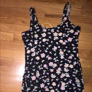 Floral billabong mini dress