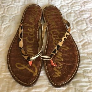 Sam Edelman animal print sandal