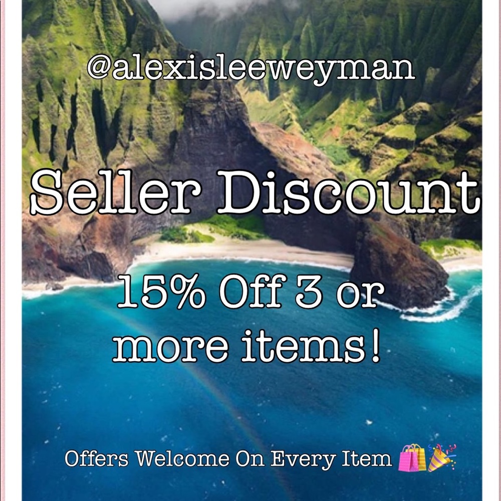 15% Off 3 + Items 🎉💕💎