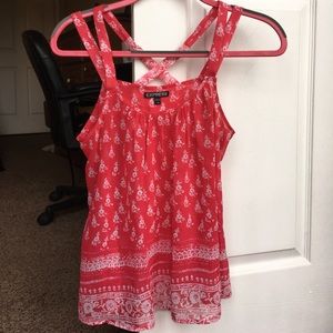 Express strappy pink blouse