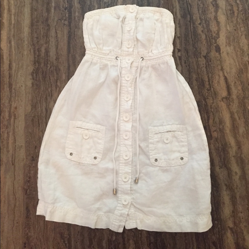 GUESS STRAPLESS DRESS