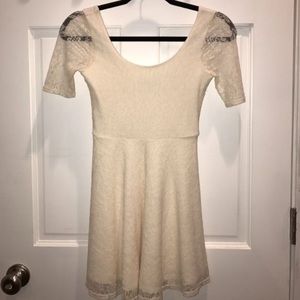 Ivory Lace Abercrombie Dress
