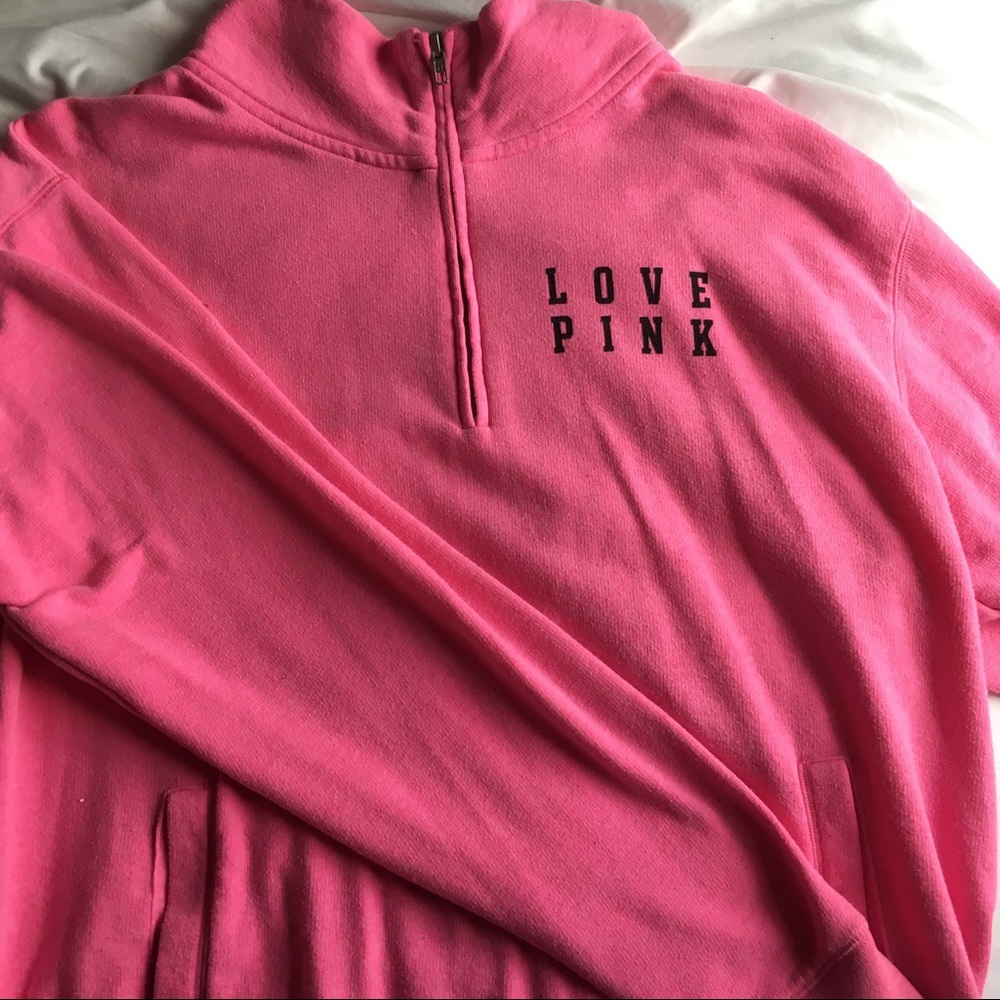 Victoria Secret PINK Quarter Zip Sweatshirt