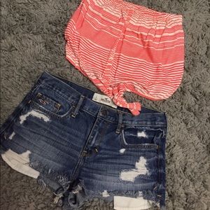 Hollister hi-rise shorts