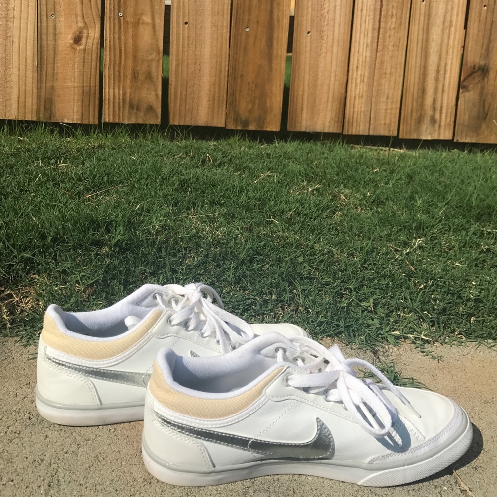 White Nike Tennis Shoes