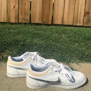 White Nike Tennis Shoes