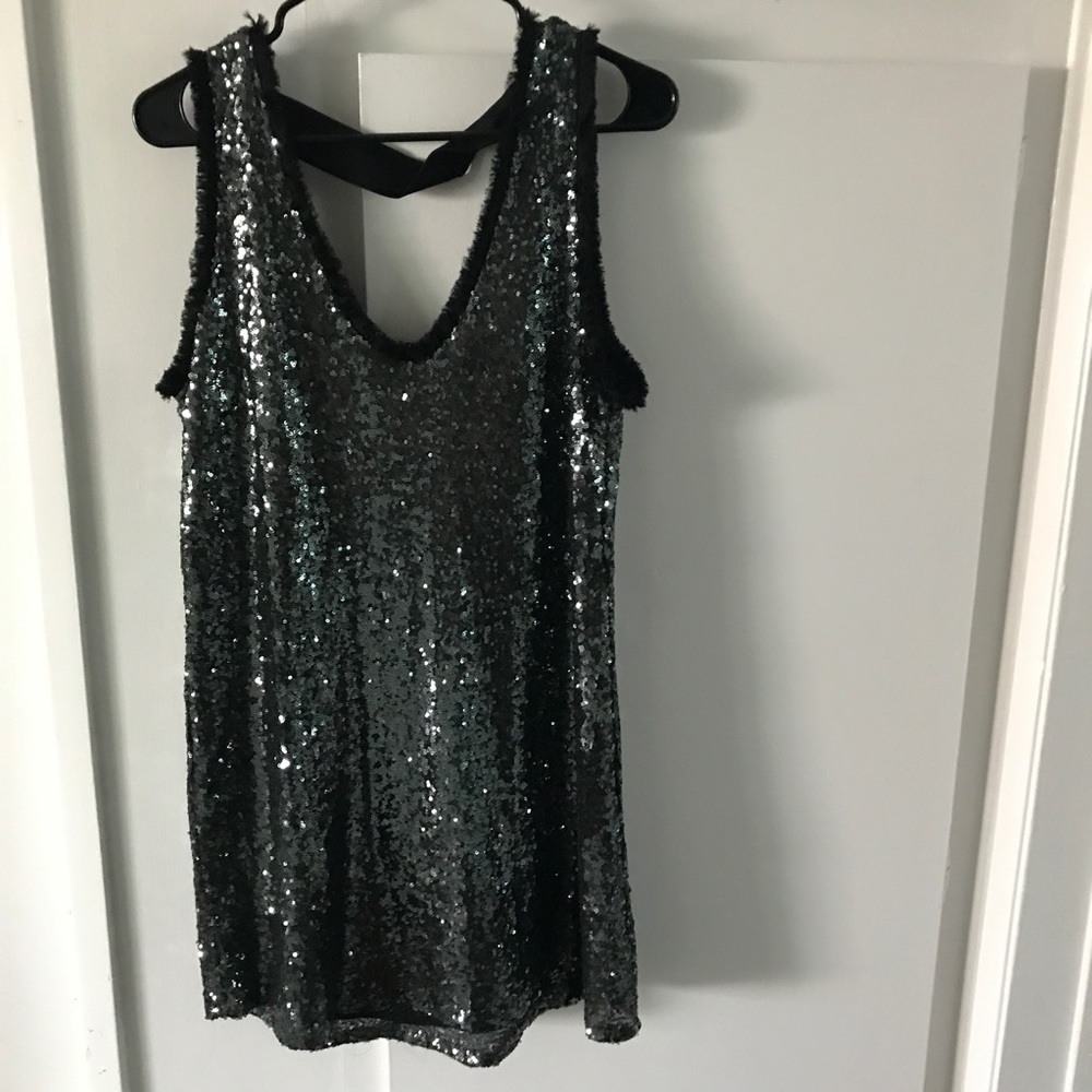 Zara sequin dress