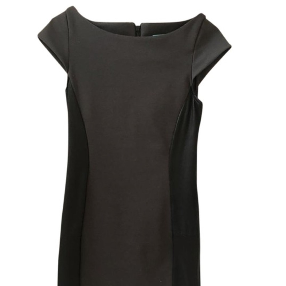 Alice + Olivia Leather Side dress