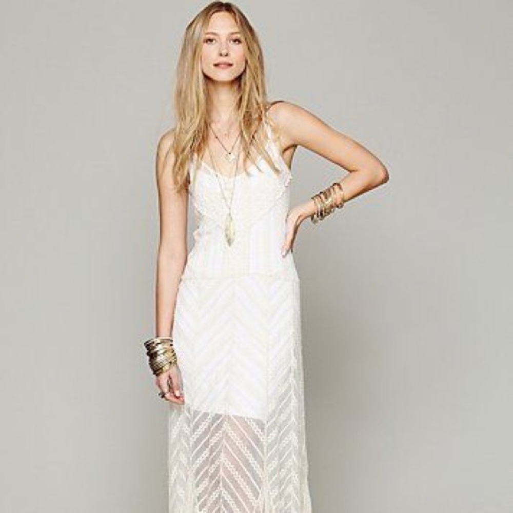 Free People Lace Maxi Dress
