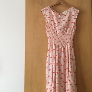 Kate Spade flamingo dress