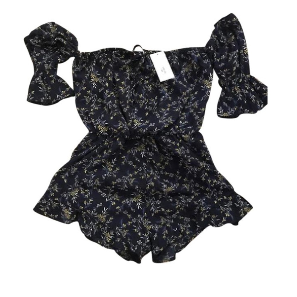 William B Floral Romper
