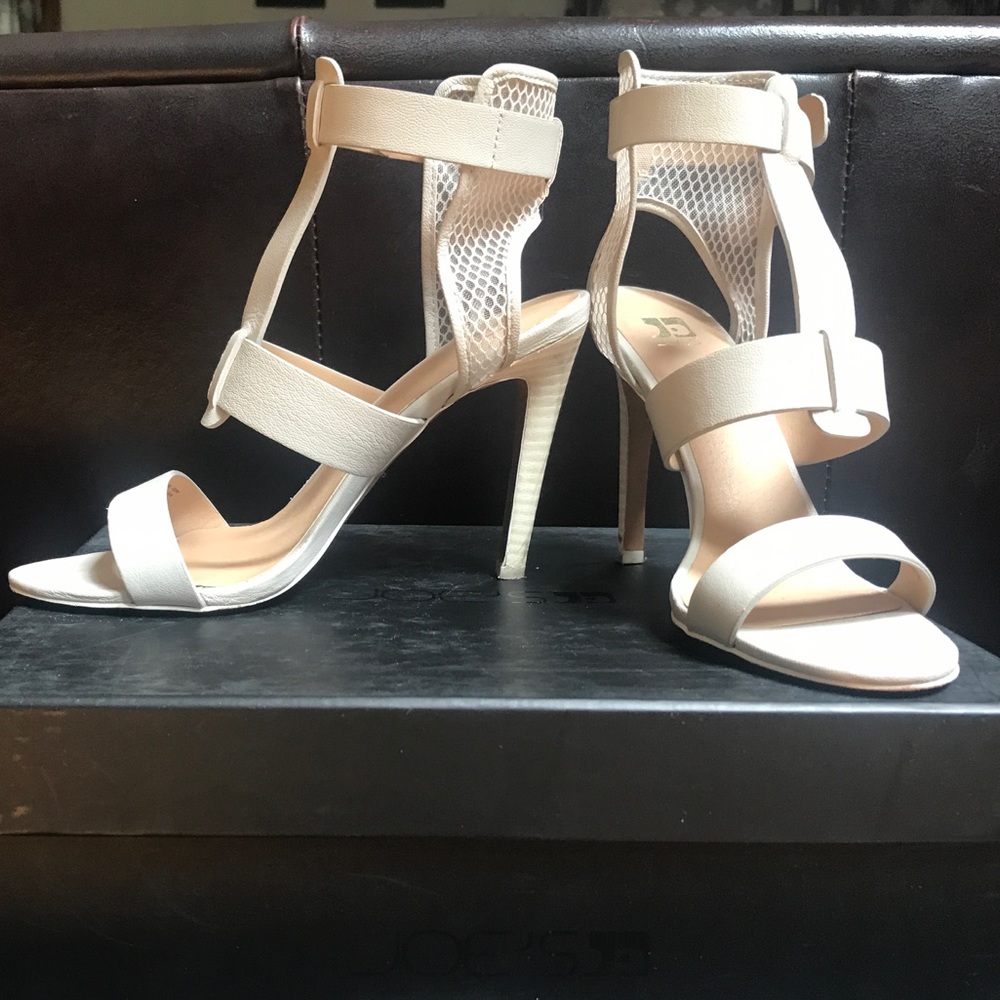 Joe's Jeans nude heels - size 6.5