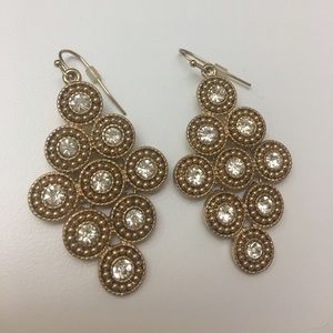 Gold earrings
