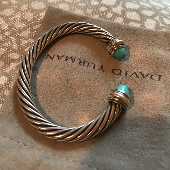 David Yurman Jewelry - David Yurman Turquoise 7mm bracelet